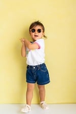 SOLEDA 3-6 Yaş Çocuk Güneş Gözlüğü - Blush (Şampanya)