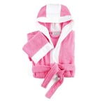Soley | Pueri |%100 Pamuklu Unisex Çocuk Bornozu Pembe