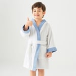 Soley | Pueri | Nepos |%100 Pamuklu Erkek Çocuk Bornozu Beyaz