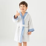 Soley | Pueri | Nepos |%100 Pamuklu Erkek Çocuk Bornozu Beyaz