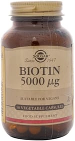 Solgar Biotin 5000 Mcg 50 Kapsül