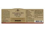 Solgar Vitamin D3 1000 IU 1 Paket(1 x 1 Stück)