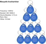 Sonex Tag Manyetik Anahtarlık - 50 Adet Göstergeç Proximity Anahtarlık