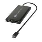 SoNNeT USB-C - Dual HDMI 2.1 adaptör – 60 Hz, HDR, HDCP, tak ve çalıştır özellikli iki 4K ekranı destekler, Thunderbolt 4/3, MacOS ve Windows ile uyumlu, profesyonel uygulamalar için ideal