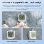 SONOFF SNZB-02WD IP65 Zigbee LCD akıllı sıcaklık nem sensörü, sera/banyo için su geçirmez, diyagramlı uygulama izleme, esnek kurulum
