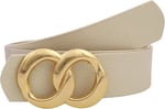 Sonsuzluk Gold Tokalı Kadın Kemer 3.5 cm