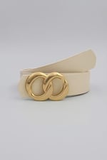 Sonsuzluk Gold Tokalı Kadın Kemer 3.5 cm