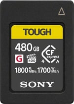 Sony 240GB Sert CFexpress Tip A Flash Bellek Kartı | Video Performansı Garantili VPG400 Yüksek Hızlı G Serisi (Okuma Hızı 1800 MB/s, Yazma Hızı 1700 MB/s) - CEA-G240T (240GB - Seçenekler: 240GB, 480GB