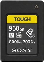 Sony CEB-G240T Compact Flash Express Tough hafıza kartı, 240 GB, 1750 MB/sn yazma, RAW kayıtlar ve yüksek bit hızına sahip 4K videolar için mük - Seçenekler: CF Tip A, CF Tip B, 240 GB, 480 GB, 960 GB