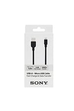 Sony Cp-Ab100Bbox Mikro Usb Şarj Ve Data Kablosu, Siyah