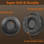 Sony Kulak Yastığı Yedek - 70 mm, WH-CH500, CH510, CH520, MDR-ZX110, ZX330BT, ZX110NC, V150, JBL Tune 600BTNC, T450BT, T500BT Uyumlu (1 Çift)
