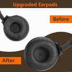 Sony Kulak Yastığı Yedek - 70 mm, WH-CH500, CH510, CH520, MDR-ZX110, ZX330BT, ZX110NC, V150, JBL Tune 600BTNC, T450BT, T500BT Uyumlu (1 Çift)