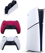 Sony Playstation 5 Slim Digital 825 GB + Şarj İstasyonu + 2. Kırmızı Dualsense İthalatçı Garantili