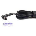 sony Vaio Uyumlu DC 6.5x4.4 ve 6.0 * 4.4mm iğneli adaptör tamir kablosu