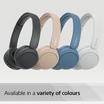 Sony WH-CH520 Kablosuz Bluetooth Kulaklık - Hızlı Şarj Fonksiyonlu 50 Saate Kadar Pil Ömrü, Kulak Üstü Modeli - Beyaz - Seçenekler: Tek kişilik, Modern, Çağdaş
