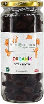 Soul Kitchen Organik Siyah Zeytin 310gr