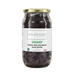 SOUL KITCHEN ORGANİK ÜRÜNLER Gemlik Yağlı Salamura Siyah Zeytin 700gr