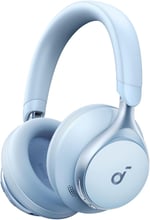 Soundcore Space One Kulak Üstü Bluetooth Kulaklık, Uyarlanabilir Aktif Gürültü Engelleme, 40 Saat Pil Ömrü, Yüksek Çözünürlüklü Ses, Hafif Tasarım, Mavi - A3035