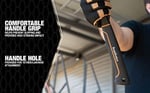 Southwire Bmeh-20 20 oz. Ağır Hizmet Elektrikçi Çekici, 20 oz. Pürüzsüz Yüzlü Kafa, Güvenlik İçin Ağır Hizmet Tipi Damla Dövme Çelik Bağlama Deliği, Hafif Fiberglas Sap, 1 lb 65116840