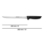 Soyma bıçağı Arcos paslanmaz çelik 135600 Nizza Nitrum ve polipropilen-sap ile 24 cm yaprak blister