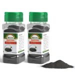 SPACECARE Mıknatıs Eğitim ve Okul Projeleri için Manyetik Demir Tozu Dosyaları, 2 Saklama Kavanozu (12oz X 2), Çalkalayıcı Kapaklı, 2'li Paket