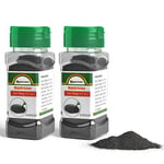SPACECARE Mıknatıs Eğitim ve Okul Projeleri için Manyetik Demir Tozu Dosyaları, 2 Saklama Kavanozu (12oz X 2), Çalkalayıcı Kapaklı, 2'li Paket