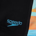 Speedo Digi Alov Panl Jammer Jm Black/Blue Erkek Çocuk Mayosu 8-00315817593 Siyah