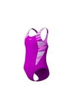 SPEEDO Hyperboom Splice Muscleback Kız Çocuk Yüzücü Mayosu, 13-14 Yaş, 8-00372918627, Pembe, Kız çocuk