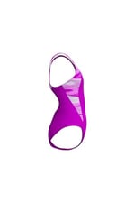SPEEDO Hyperboom Splice Muscleback Kız Çocuk Yüzücü Mayosu, 13-14 Yaş, 8-00372918627, Pembe, Kız çocuk