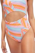 Speedo Kadın Yeni Trend Baskılı Yüzme Kostümü Komik Pembe Balkabağı Baharatı Meraklı Mavi Aşk Tanrısı Mercan