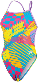 SPEEDO KADIN YÜZÜCÜ MAYOSU LOV DIGI VBK AF PINK YEL 8-1284316625 YZM