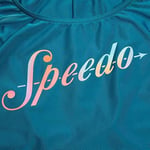 Speedo Logo Deep U-back Tek parça mayo Kadın