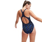 Speedo Placement Muscleback Swimsuit Kadın Yüzücü Mayosu