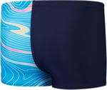 Speedo SPEEDO BOYS DIGITAL ALLOVER V-CUT LACİVERT Çocuk Mayo LACİVERT 13-14