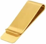 Spelt Metal Kağıt Para Tokası Kart Tutucu Klips Cüzdan Ataş Altın 5cm x 1,5cm