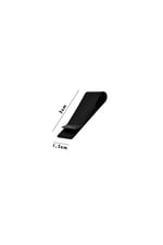 Spelt Metal Kağıt Para Tokası Kart Tutucu Klips Cüzdan Ataş Siyah 50 mm x 15 mm
