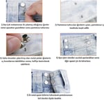 Spelt Pantolon Daraltıcı İğne Elbise Klipleri Dikişsiz Bel Daraltma Aparatı Kemer Metal