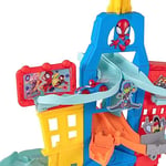 Spidey ve Süper Arkadaşları SNF0202 - Metal Araç Şehir Parkuru Seti, 3 Yaşından İtibaren Oyuncak