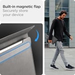 Spigen 14'' / 13'' MacBook & Notebook Laptop Taşıma Çantası Valentinus Sleeve Gri - AFA06415 (Spigen TR Garantili) - Seçenekler: 14 inch, 14inch, 16 inch