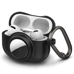 Spigen AirPods Pro (1.nesil) / AirTag ile Uyumlu Kılıf Tag Armor Duo Black - ACS03167