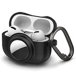 Spigen AirPods Pro (1.nesil) / AirTag ile Uyumlu Kılıf Tag Armor Duo Black - ACS03167