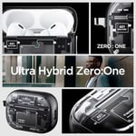 Spigen AirPods Pro 2 ile Uyumlu Kılıf Ultra Hybrid Zero One Sararmaya Dayanıklı Tasarım Siyah Kapak - ACS05593 (Spigen TR Garantili)