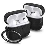 Spigen AirPods Pro 2 ile Uyumlu Kılıf Urban Fit Örgü Kumaş Siyah Kapak - ACS05483 (Spigen TR Garantili)