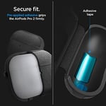 Spigen AirPods Pro 2 ile Uyumlu Kılıf Urban Fit Örgü Kumaş Siyah Kapak - ACS05483 (Spigen TR Garantili)
