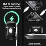 Spigen AirPods Pro 2 ile Uyumlu Kılıf Ultra Hybrid Zero One Sararmaya Dayanıklı Tasarım Siyah Kapak - ACS05593 (Spigen TR Garantili)