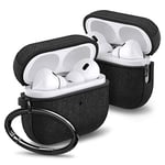 Spigen AirPods Pro 2 ile Uyumlu Kılıf Urban Fit Örgü Kumaş Siyah Kapak - ACS05483 (Spigen TR Garantili)