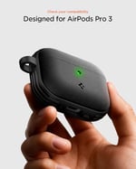 Spigen AirPods Pro 3 ile Uyumlu Kılıf Vault Kaymaz Dokulu Yüzey Siyah Kapak - ACS09826 (Spigen TR Garantili)