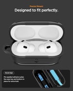 Spigen AirPods Pro 3 ile Uyumlu Kılıf Rugged Armor Üst Düzey Koruma Siyah Karbon Kapak - ACS09822 (Spigen TR Garantili) - Seçenekler: AirPods Pro 3rd Generation, AirPods 4th Generation