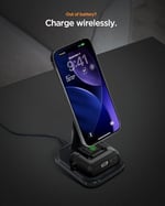 Spigen AirPods Pro 3 ile Uyumlu Kılıf Lock Fit Kilit Mekanizmalı Siyah Kapak - ACS09825 (Spigen TR Garantili)
