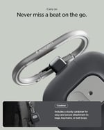 Spigen AirPods Pro 3 ile Uyumlu Kılıf Nano Pop Kaymaz Silikon Siyah Kapak - ACS10133 (Spigen TR Garantili)